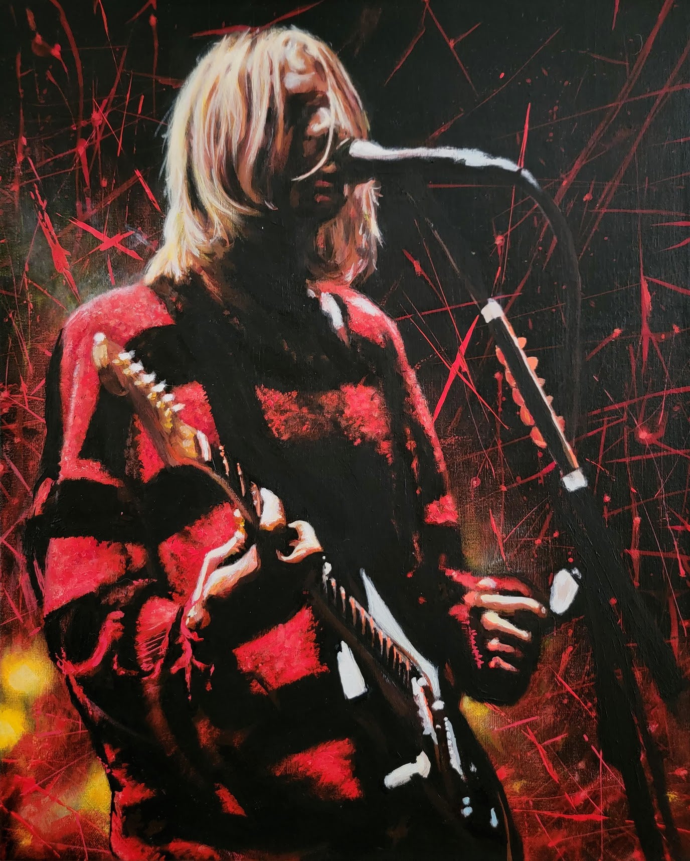 Kurt Cobain Print (19"x23")