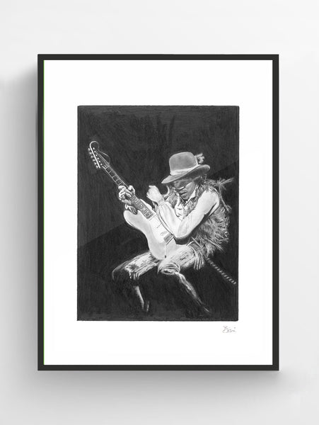 "Jimi" - Jimi Hendrix Print (9"x12")
