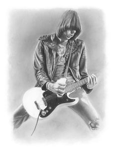"Johnny Ramone" Print (9"x12")