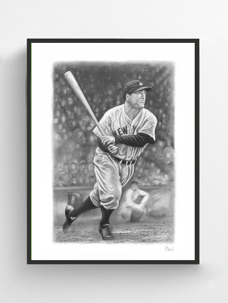 "Lou Gehrig" Print (9"x12")