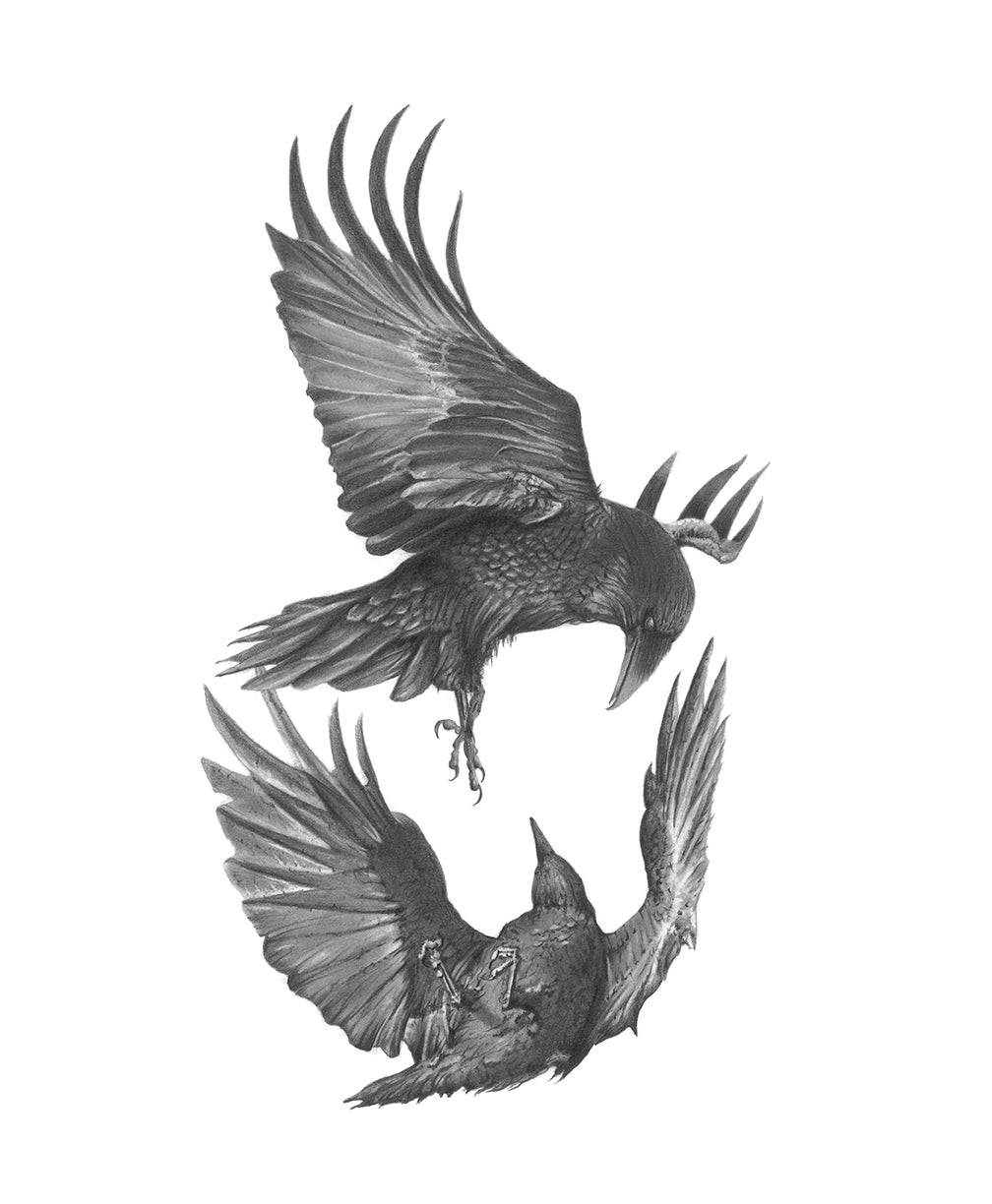 "Raven Conspiracy" Print (14"x17")